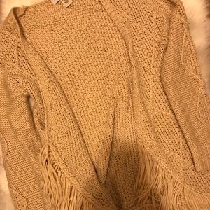 Fringe cardigan